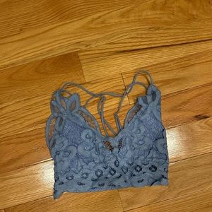 Rue 21 XS Blue lace bralette
